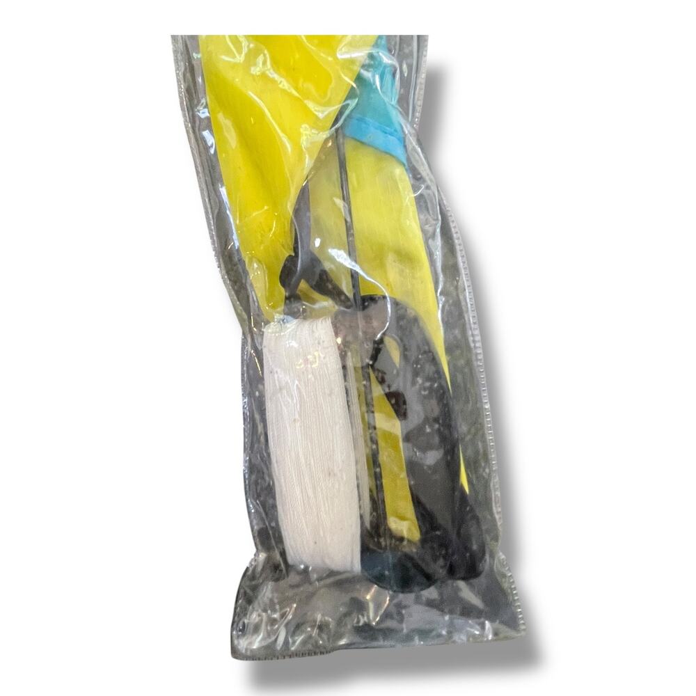 Delta Kite Mints Colorful Life Kids Adults Easy to Fly Beginner Yellow Blue 46' - Picture 4 of 10